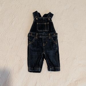 Old Navy Dark Blue Denim Baby Overalls